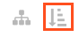 Both the Card View and Hierarchy Tree View icons with the Hierarchy Tree View icon in a box