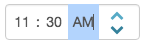 Enter time for callback