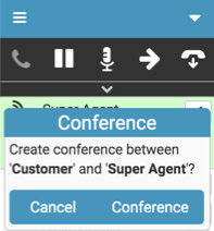 Conference call confirmation