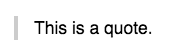 Quoted text example