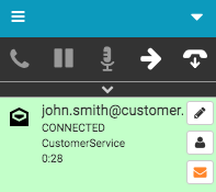 Email interaction connected