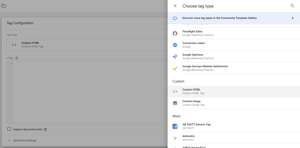 Google tag manager