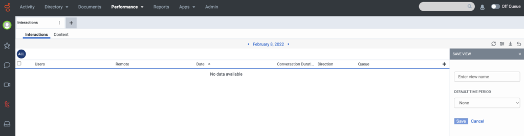 Select Default View