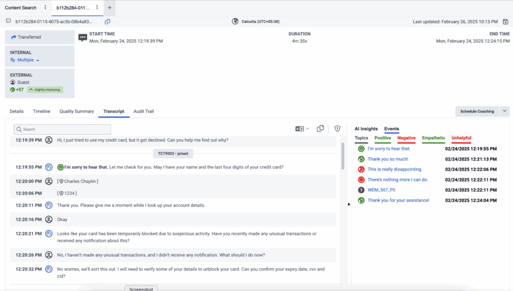 View a digital transcript