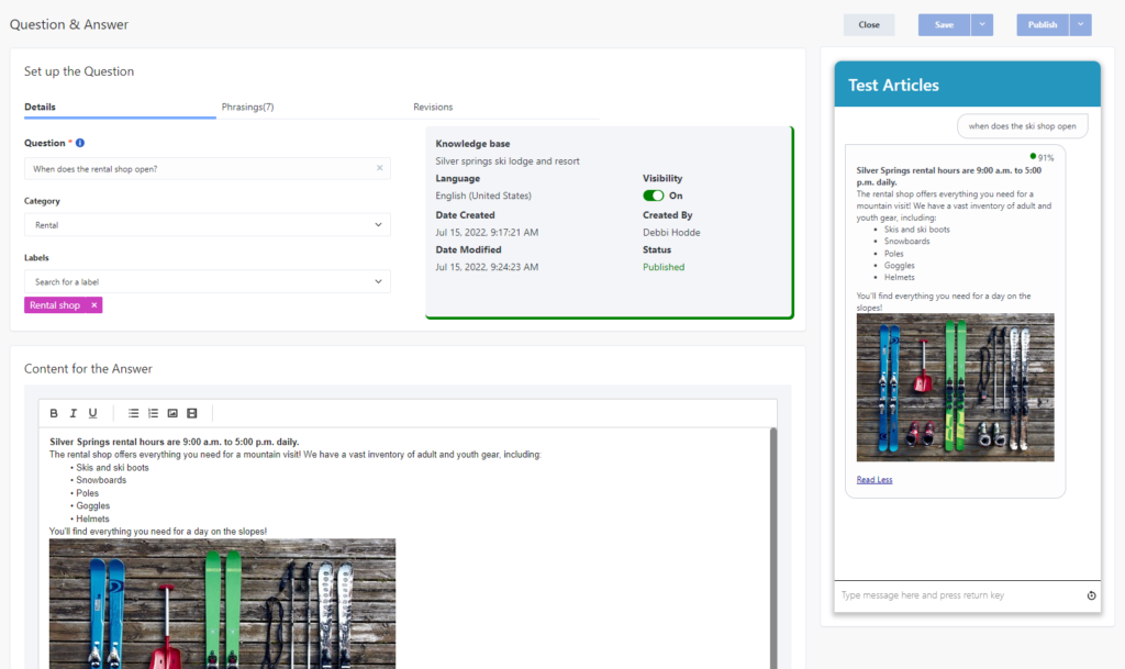 Knowledge workbench overview