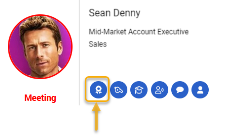 Recognize action on the agent card