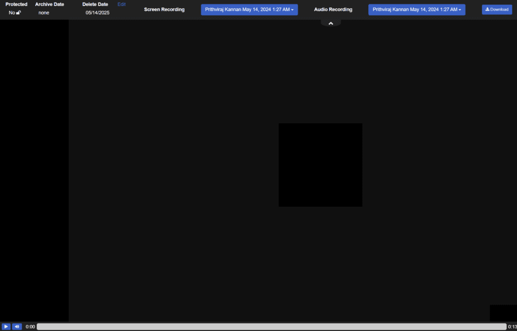Current full screen