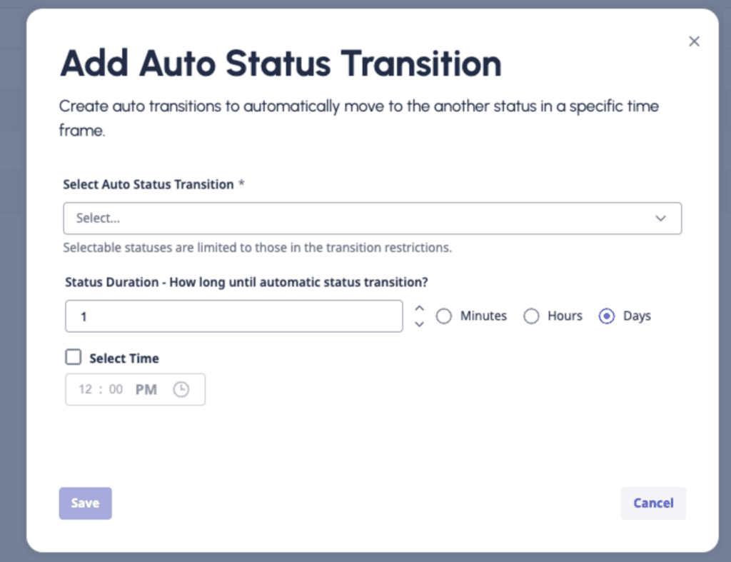 After Work Automation UI improvements