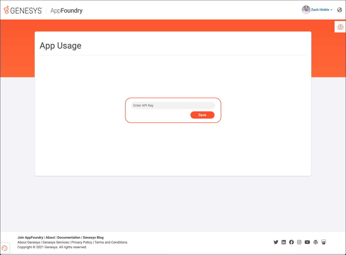 AppFoundry App Usage page