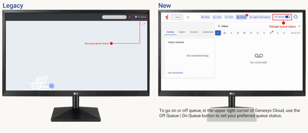 Go on or off queue