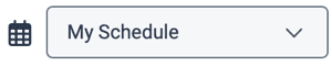 Allows you to view agent schedule or schedules for agents in the management unit