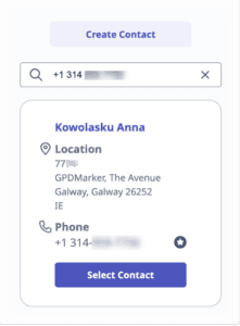 Click to enlarge. The new search window shows the related searches while entering the phone number