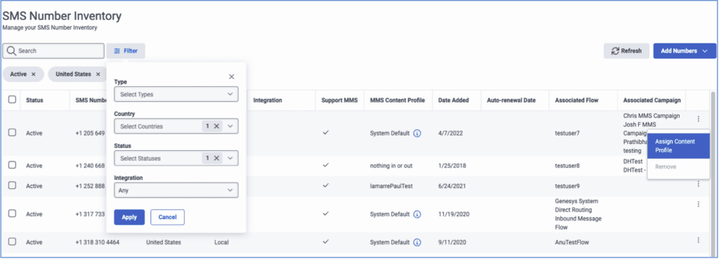 Click to enlarge. New filter and selection improvements
