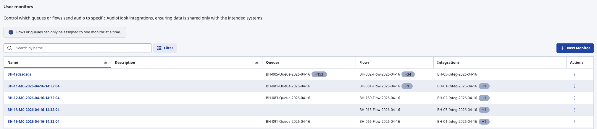 Click to enlarge. AudioHook Monitors custom configuration limit